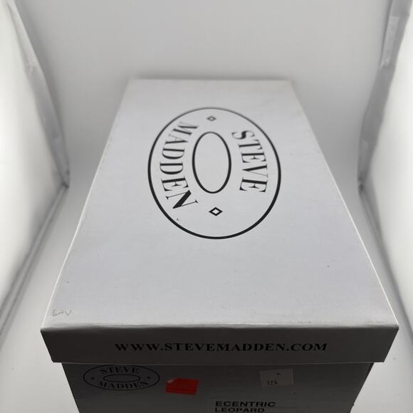 Steve Madden Womens Sz 5.5 Ecentric Leopard Print Pony Hair Slip On Sneakers NWB - Picture 9 of 9